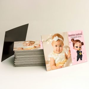Magnet mărturie botez – Baby Boss fetiță