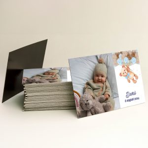 Magnet mărturie botez – Ursuleț albastru